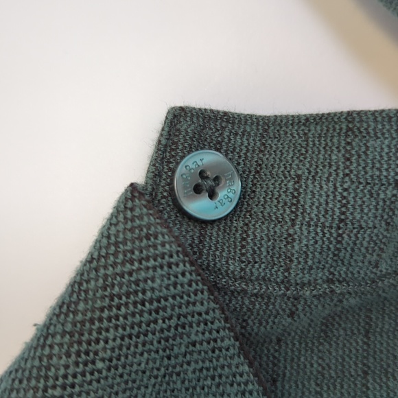 Haggar Long Sleeve Dark Green Shirt Size XXL - Picture 3 of 7